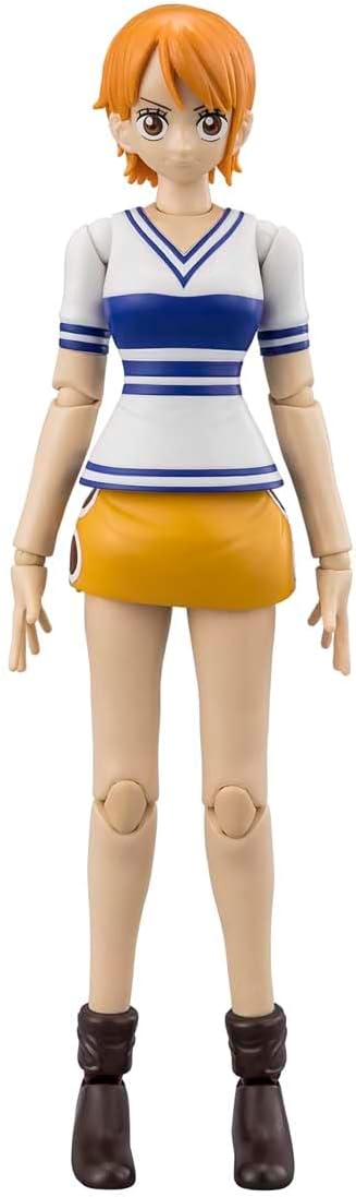 HÉROES ANIME - One Piece - Nami (East Blue) Figura de acción de 6.5" | Figura de acción de One Piece de 6 pulgadas Anime Heroes - Nami East Blue