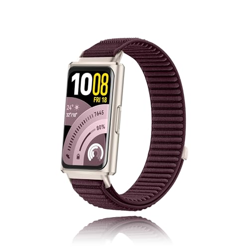 [MELEJIA] For HUAWEI Band 11 / HUAWEI Band 11 Pro �o���h �����x���g �ւ��x���g �i�C���� �����o���h �_�� �ʋC �y�� ���߉\ �T�C�Y�������ȒP �r���v �x���g (�v����)