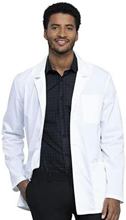 Doctor's Coat White Colored Unisex Made of Cozy and Durable Fabric.