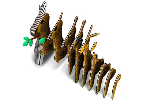 Eugy 009 Giraffe Eco-Friendly 3D Paper Puzzle [New Seal] #TOP4