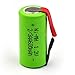 (12-Pack) 2/3AA 1.2V 600mAh Ni-MH Battery with Tabs Replacement for Radio Controlled Devices, Electric Tools, Toys, Mopeds, Meters, Two Radios, Hybrid Automobiles, Electric Razors
