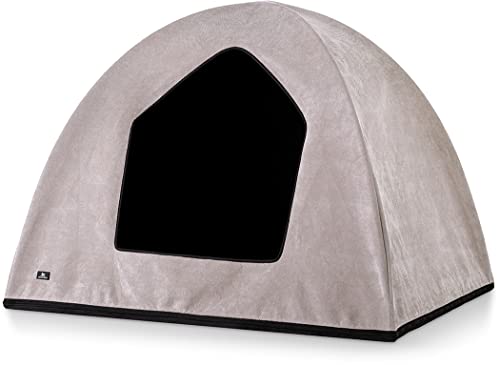 Knuffelwuff Hundehöhle Hundezelt Yucatan passend für Hundebetten, Hundematten, Hundekörbchen, Hundekissen XXL 120 x 100 x 95cm Beige