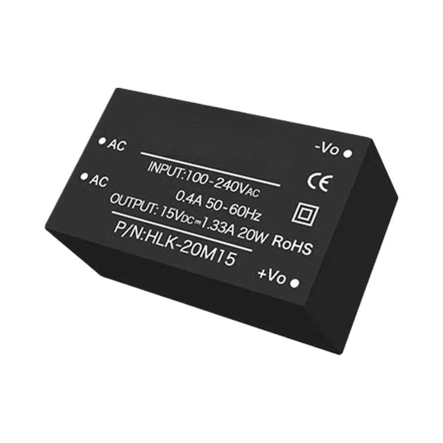 Módulo AC/DC 220V a 15V 20W elimina el ruido eléctrico en tus proyectos de domótica