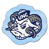 Fanmats 7918 UNC University of North Carolina - Chapel Hill Tar Heels Nylon Mascot Shaped Rug