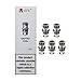 Bobina PT1 Adecuada para Vaptio P1 / P1-TF / P2 / P3 Gear / P1 Mini / C2 / SOLO 2 KIT 5pcs 129A Core Head Clearomizer No E Liquid Sin nicotina (PT1 COIL, 129A)