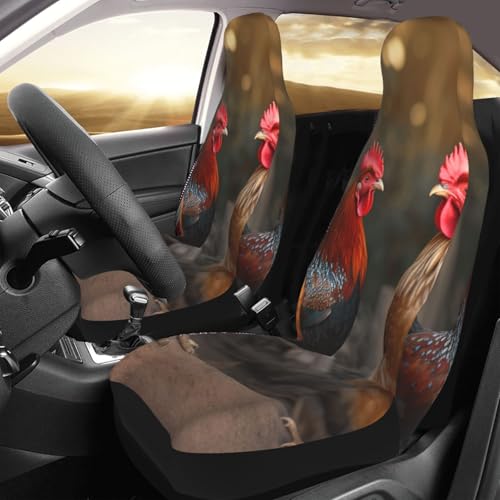 Housses de siège de voiture coq et poulet : protégez vos sièges des taches et de l'eau