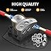 RVBOATPAT 3 Way Power Distribution Block Car Audio Splitter 1 x 0 Gauge in / 3 x 4 Gauge Out Ground Distribution Block Amp for Automotive Car Boat 2 Pack