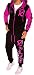 Produktbild Herren Fitness Jogginganzug Sportanzug Trainingsanzug A. Royal Sailing (4XL, Schwarz-Pink)