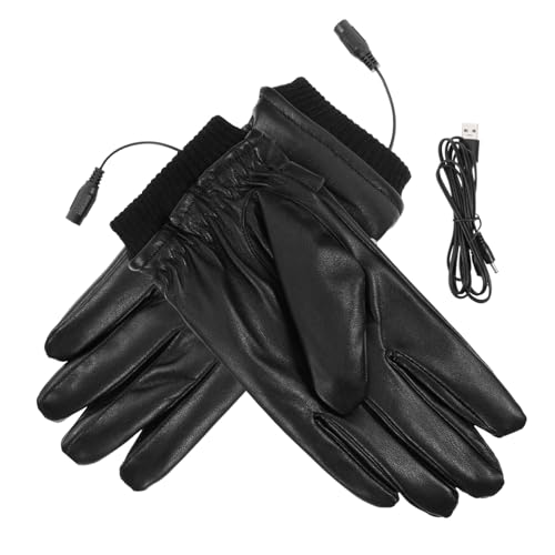 BESPORTBLE Thermal Mittens for Men Heated Gloves Constant Temperature Electric Heated Motorcycle Gloves Winter Warm Mittens for Outdoor Riding