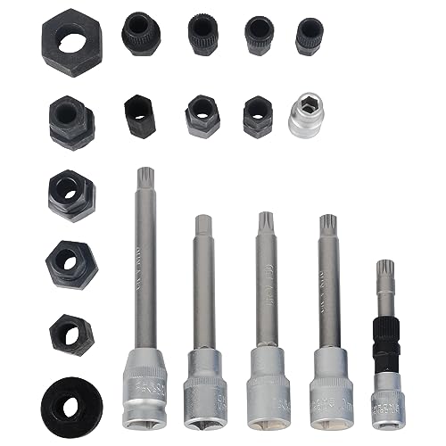 DAYUAN 30 Tlg. Lichtmaschine Wechsel Satz Werkzeug Set Freilauf Riemenscheibe Arretierer