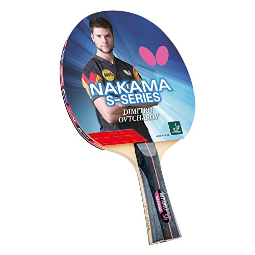 Butterfly Nakama S6 Table Tennis Racket | Lightweight, Tremendous Speed with Heavy Spin | Nakama Series | Recommended for Advanced Level Ping Pong Play