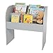 Iris Ohyama, Mobili multifunzionali/Mobili per bambini/Giocattoli e libri Scaffale portaoggetti/Scaffale in legno per bambini, Modulare, Design, Casa - Kids book shelf - KBS-2 - Grigio