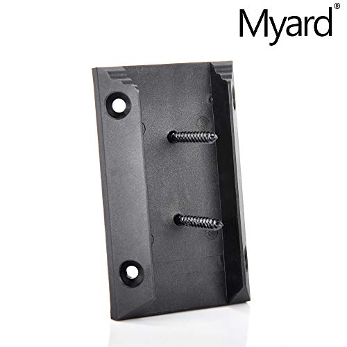 Myard Pnp111902S Inclined Stair Railing Connectors With Screws For 2X4 Inches (Actual 1.5X3.5 Inches) Inclined Stair Wood Handrail (1 Pair, Black) #TOP2