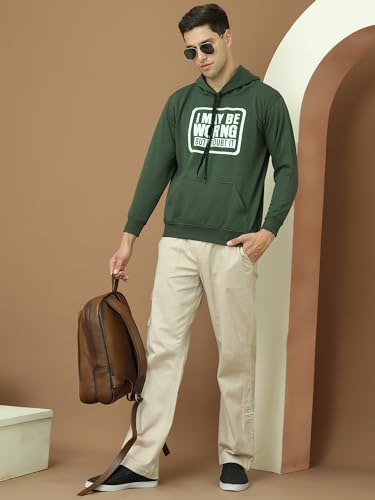 Image of Mack Jonney Regular Fit Printed Hoodie for Men-MACK639765