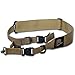 S2Delta - USA Made Premium 2 Point Rifle Sling, Fast Adjustment, Modular Attachment Connections, Comfortable 2” Wide Shoulder Strap (Coyote Tan, Push Button)