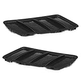 PIT66 Front Hood Air Vent Grille Left Right Side Compatible with Benz W166 GL GL350 GL450 GL550 GL63 AMG ML ML350 ML550 ML63 AMG 2012-2015 1668800105, 1668800205 Black PP