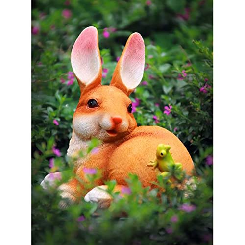 Lapin en résine déco extérieure durable pour sublimer une cour