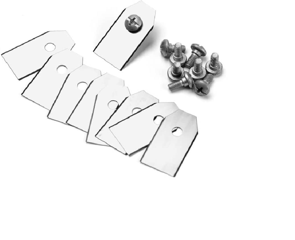 ISE Juego de 45 cuchillas para cortacésped para Husqvarna: 966 80 95-01, 577 60 64-02
