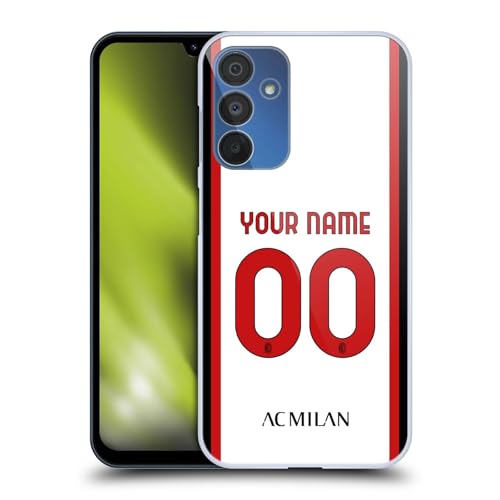 Coque Samsung Galaxy A15 AC Milan rigide personnalisée maillot away