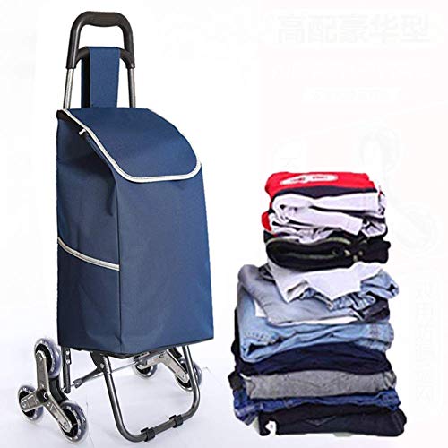 Einkaufstrolley, zusammenklappbarer Einkaufstrolley auf Rädern, abnehmbarer Tasche und faltbares Design, maximale…