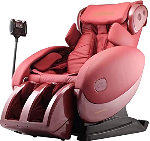 Fujiiryoki FJ-4300 Dr. Fuji Cyber-Relax Massage Chair in Red with Four Rollers Massage Mechanism and Smart Touch Design, Optocoupler Eetection Device, Newly developed Four Rollers Massage Mechanism with Width of 6 to 20cm; Based on this, Shoulder Opt