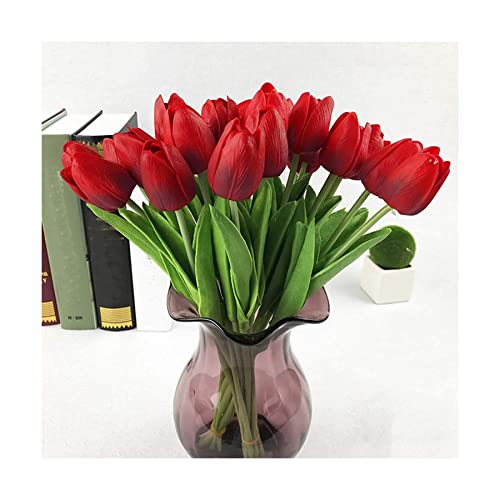 Tulipes artificiels de table pour arrangements floraux mariage
