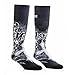 Affliction Misfits Socks, Black with Skull Graphics (US, Alpha, One Size, Regular, Regular, Black (Wings))