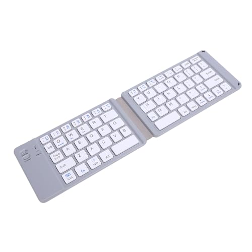 折りたたみ可能なBluetoothキーボード、静かなポータブルWLキーボード、Ultra Slim Travel折りたたみキーボードはAndroidと互換性があり、スマートフォンのタブレットとラップトップをに互換性があります