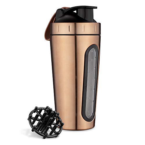IUSOT 4 Palline Shaker In Acciaio Inox 304 Per Proteine, Frullati E Integratori, Miscelazione Anti-Grumi, Leggere E Facili Da Pulire