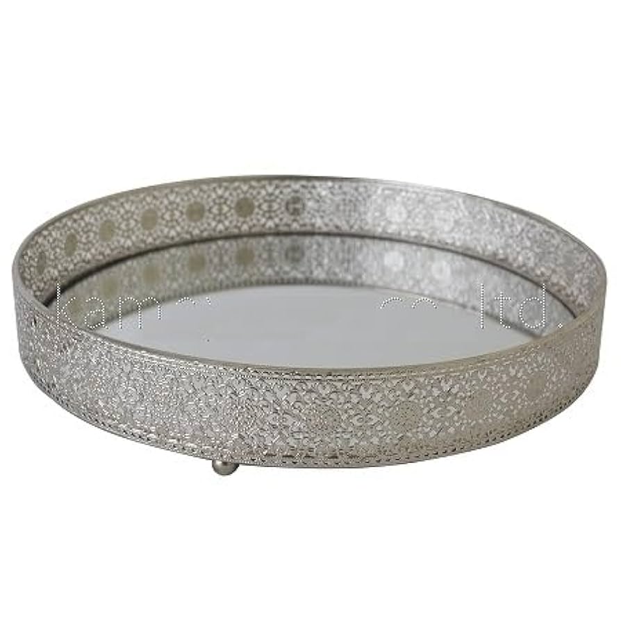 Amazon.co.jp: ブルームフレームミラートレーL 「 シルバー