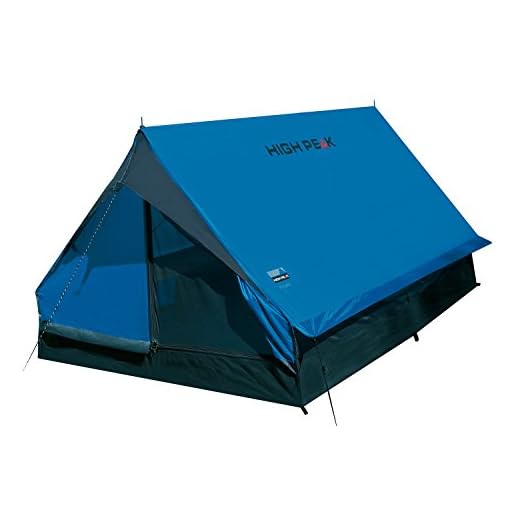 High Peak Minipack Tienda, Unisex, Azul/Gris, 190 x 120 x 95 cm