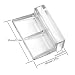 12pcs Acuario Acrílico Clips Acuario Tanque de Peces Tapa de Vidrio Clip...