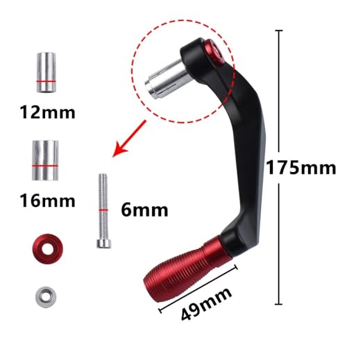 Paramanos protector de palanca de embrague para rutas en moto GSR 400 y GSXR 5