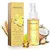 24K Gold Argan, Coconut, and Olive Oil Serum for Frizz Control, Shine, and Split End Repair – Nourishing Hair Treatment with Vitamin E, 2.02 fl oz, 60ml