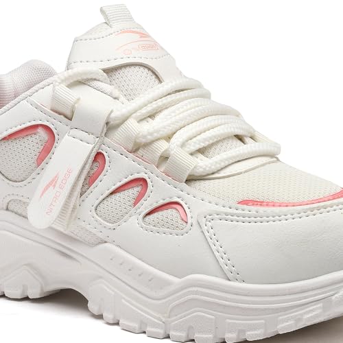 Image of ASIAN Women FLORA-01 Running and Casual wear Running Shoes with Laces, Lightweight and Comfortable Shoes Gym and Sports Shoes for Women & Girls with Stylish Design