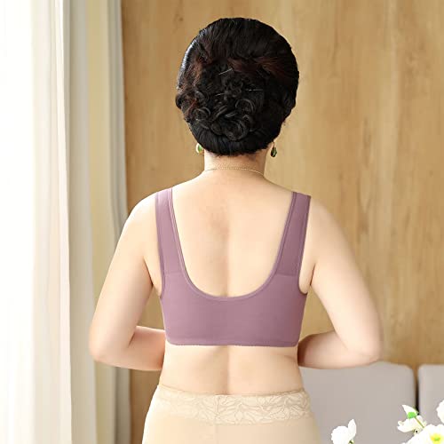 Daisy Bras for Older Women Front Closure, Daisy Comfort Cotton Bra for Seniors No Underwire3