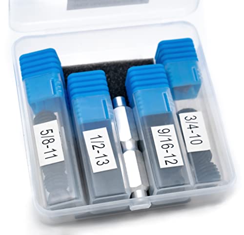 Vis de transfert 1/2-13 et 5/8-11 en lot de 25 pièces pour pointage
