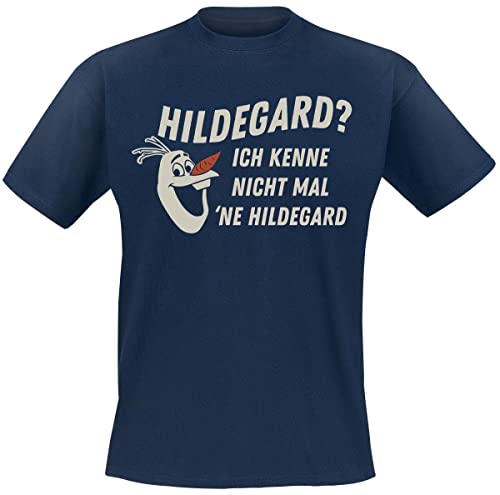 Die Eiskönigin Hildegard Männer T-Shirt blau XL