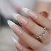 CoolNail Extra Long Sharp Nail Classic White Stiletto French False Nails Tips Stilettos Sharp Beige Orange Pink Salon Acrylic Nail Art
