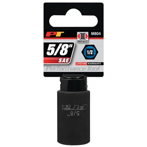 Image of Performance Tool M804 1 /2 Drive 5 /8 6-Point Impact Socket