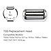 73S Series 7 Razor Replacement Head Compatible with Braun S7 Foil Shaver Replacement Head, 73S Blades for Braun s7 Replacement Head 5764 7020s 7025s 7085cc 7027cs 7071cc 7075cc