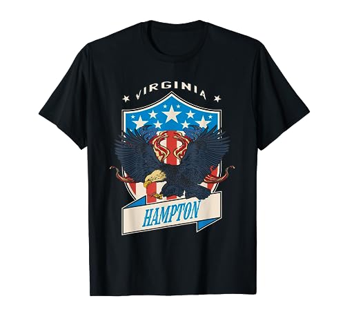 Día Nacional de Virginia de Hampton City Camiseta