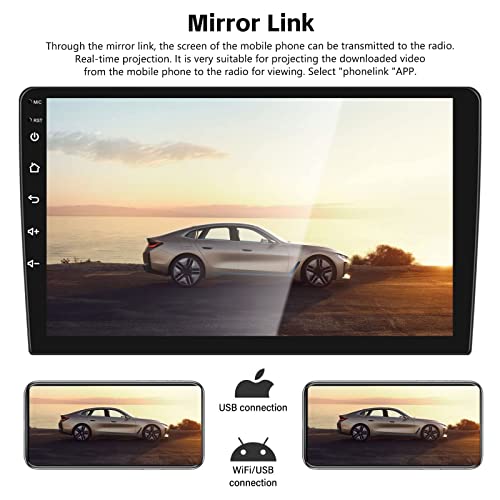 Estéreo de carro Android 2+32G para Ford Fiesta 2009-2014 com Apple Carplay Android Auto Mirror Link