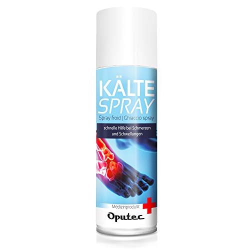 400ml Oputec Kältespray Eisspray Sport: Erste-Hilfe-Spray bei Sportverletzungen, Schmerzen und Schwellungen (Klassisch) - Medizinisches Kühlspray für jedes Erste-Hilfe-Set