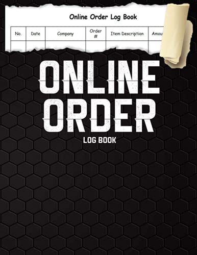 Online Order Log Book: Simple Tracking For Online Purchases
