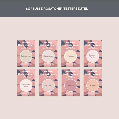 Badezimmer Holz und Schränke Testerbox - Süße Rosatöne - Matt