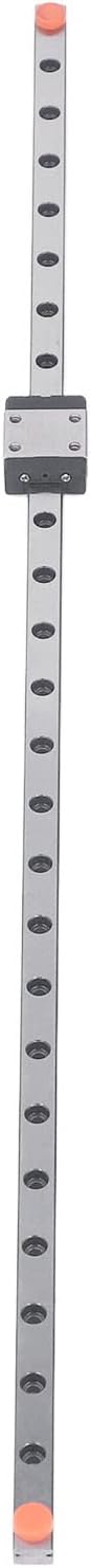 Hyuduo Linear Guide Rail 400 Mm, Steel Micro Movement for 3D Printers and CNC Machines Low Friction Easy Installation