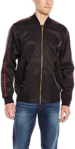 True Religion Men's Two Tone Reversible Bomber Jacket