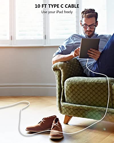 image for Curvologys 10FT Fast iPad Charger, iPad Pro Charger Cord [2Pack] 10FT 