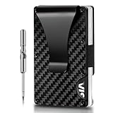 Vebel Credit Card Holder| Minimalist Wallet| Wallets, Card Cases & Money Organisers| RFID Wallet for Men| Slim Wallet| Wallets for Men UK| Carbon Fiber Wallet| RFID Card Holder| Card Holder Wallet